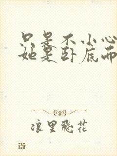 只是不小心发现她是卧底而已