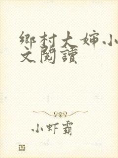 乡村大婶小说全文阅读