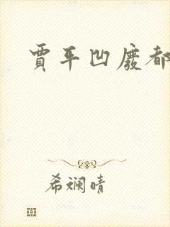 贾平凹废都封面
