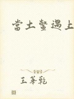 当土鳖遇上海龟