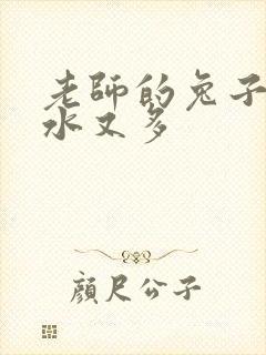 老师的兔子又软水又多