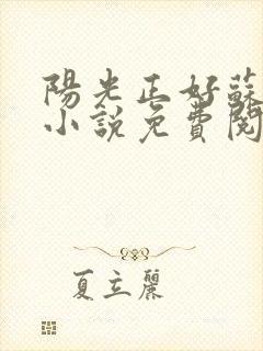 阳光正好苏玥玥小说免费阅读无弹窗