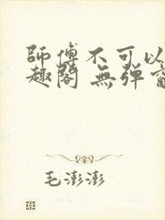 师傅不可以 笔趣阁 无弹窗封面