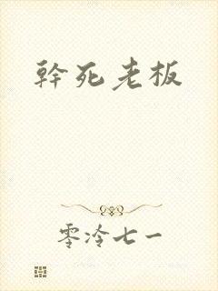 干死老板封面