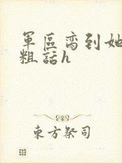 军区脔到她哭h粗话h