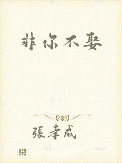 非你不娶