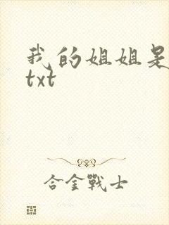 我的姐姐是美女txt