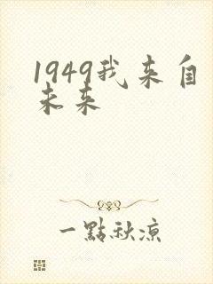 1949我来自未来封面