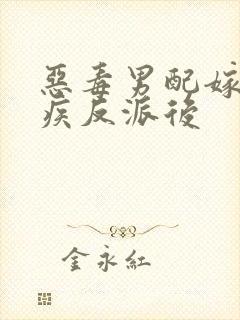 恶毒男配嫁给残疾反派后封面