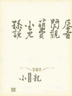 孙小萌闫辰的小说免费观看