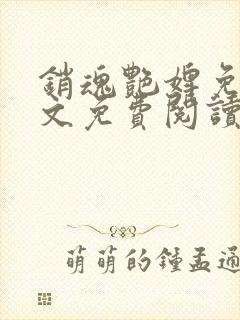 销魂艳婢免费全文免费阅读封面