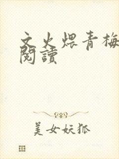 文火煨青梅免费阅读