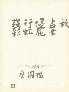 强行侵占放了个彩虹屁笔封面