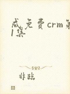 成免费crm第1集