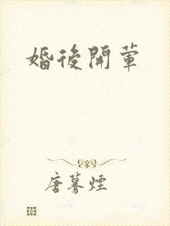 婚后开荤封面