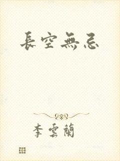 长空无忌封面