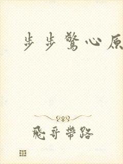 步步惊心原著封面