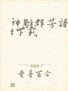 神雕群芳谱txt下载