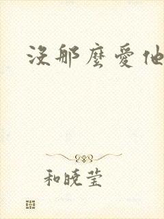 没那么爱他封面