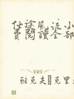 仕途风流小说免费阅读全部章节封面
