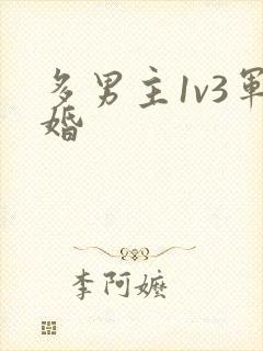 多男主1v3军婚封面