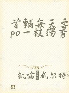 首辅每天要不够po一枝独秀全文