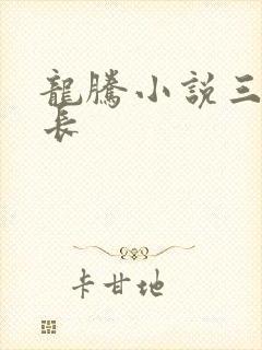 龙腾小说三宝局长