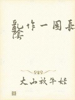 乱作一团长日光阴封面