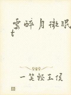 云醉月微眠txt