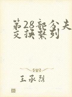 第28部分夫妇交换系列