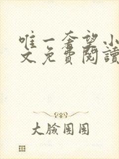 唯一奢望小说全文免费阅读封面