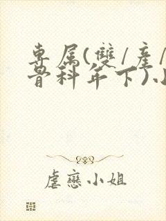 专属(双/产/骨科年下)小说封面