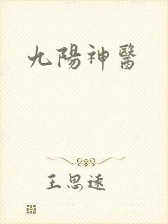 九阳神医封面