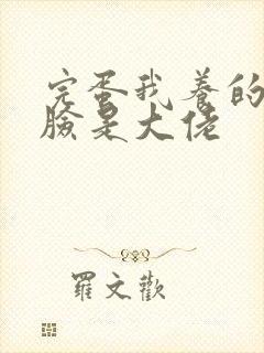 完蛋我养的小白脸是大佬
