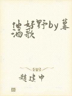 他好野by暮色酒歌