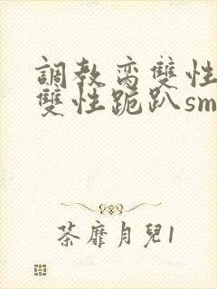 调教脔双性美人双性跪趴sm封面