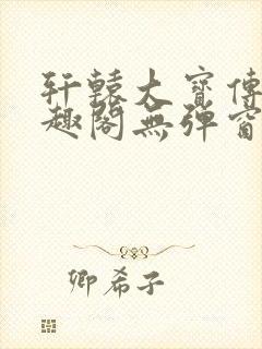 轩辕大宝传奇笔趣阁无弹窗