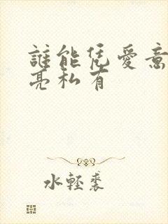 谁能凭爱意将月亮私有封面
