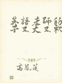 英语老师的小兔子又大又软