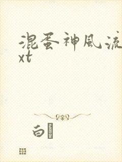 混蛋神风流史txt