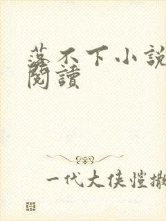 落不下小说免费阅读封面