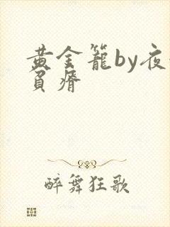黄金笼by夜很贫瘠封面