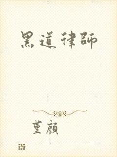 黑道律师封面