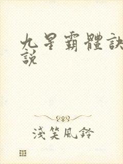 九星霸体诀 小说封面