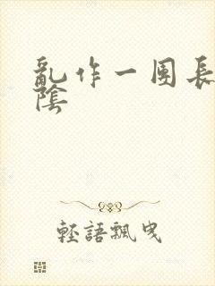 乱作一团长日光阴封面