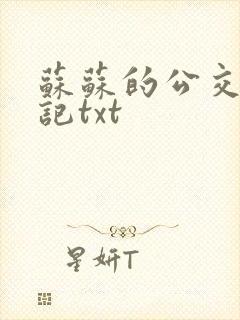 苏苏的公交车日记txt