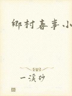 乡村春事小说