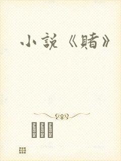 小说《赌》封面