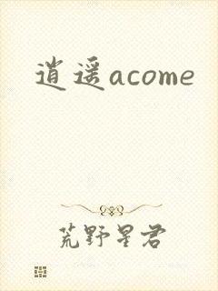 逍遥acome封面