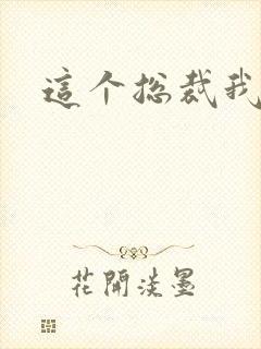 这个总裁我要了